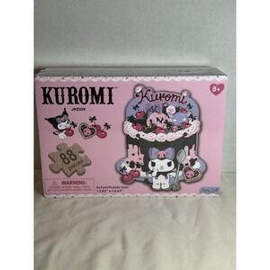 Kuromi - Wood Puzzle 88 Pieces, 2024 Sanrio 13.82" x 16.69", Hello Kitty, New!